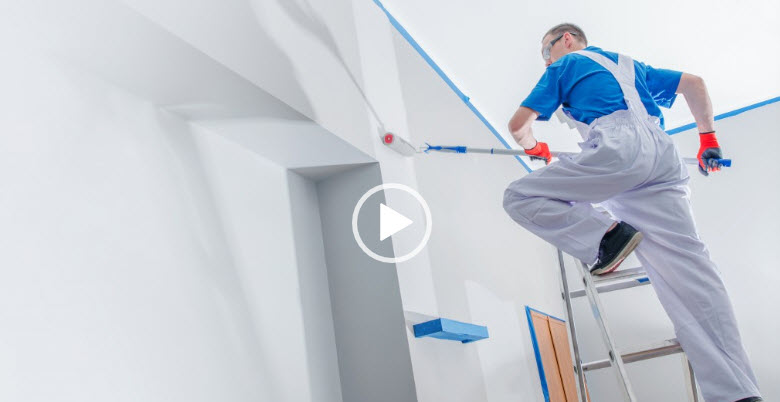 Painter at work