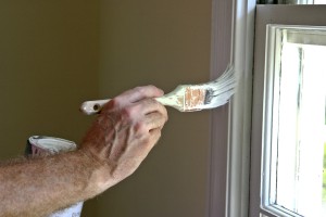 Interior Window Frame Painting